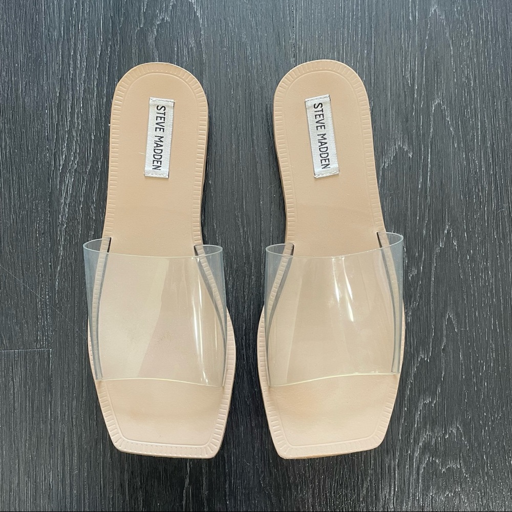 Steve Madden Nixi Clear Slides